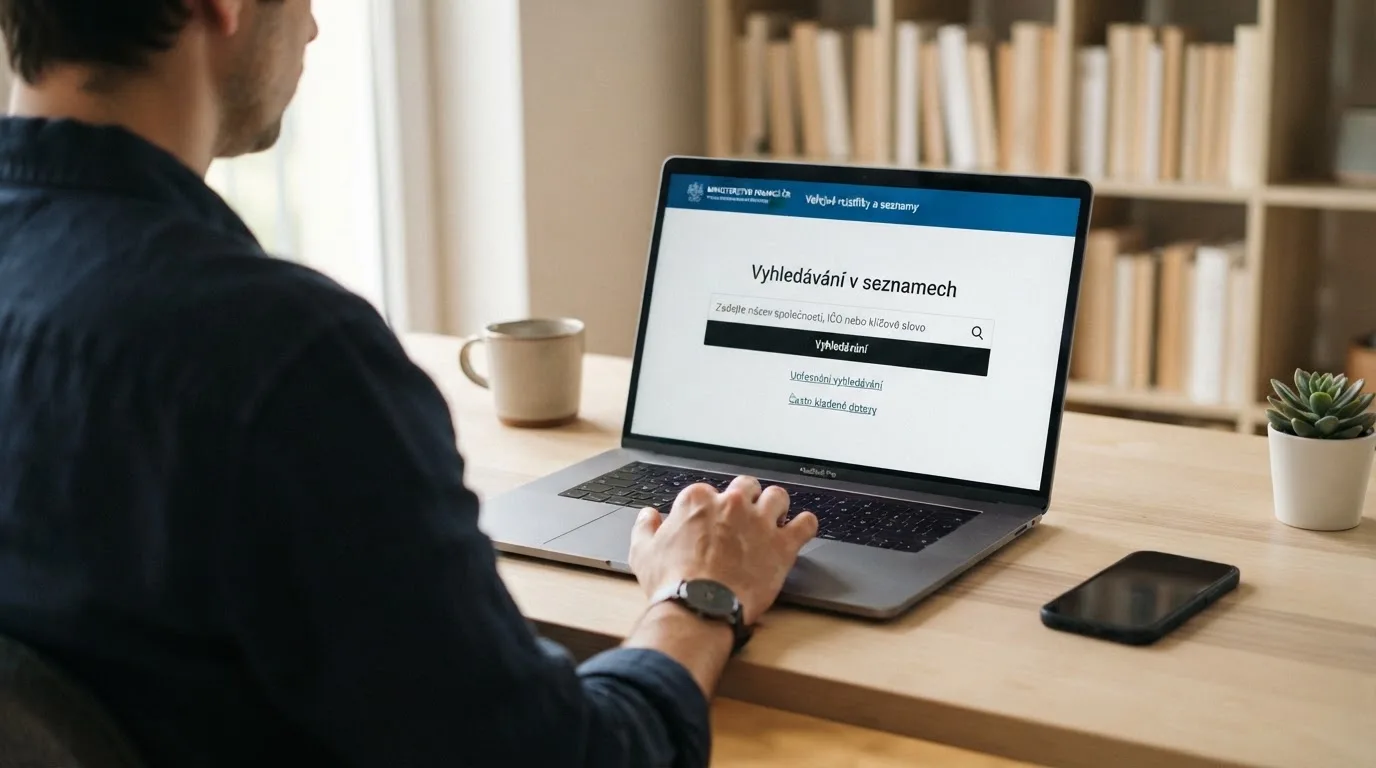 Vyhledávací pole na webu Ministerstva financí ČR — zadání názvu casina do registru legálních provozovatelů hazardních her